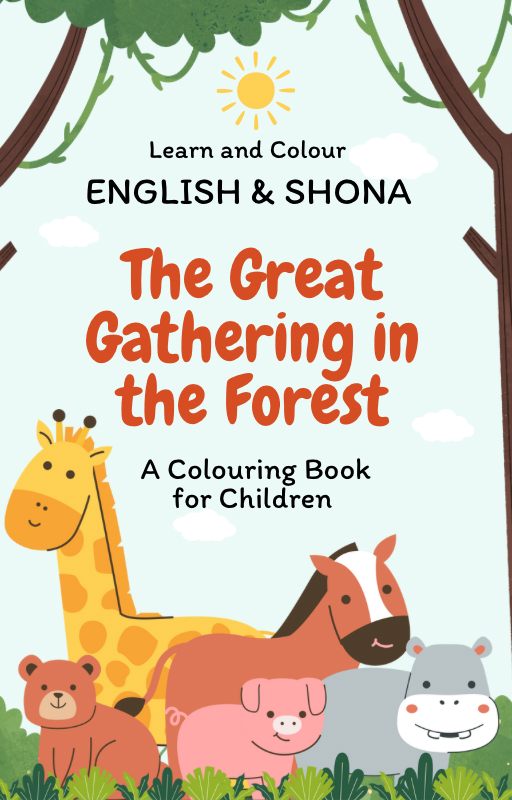 Bundle Set- The Great Gathering in the Forest Colouring book with Crayons